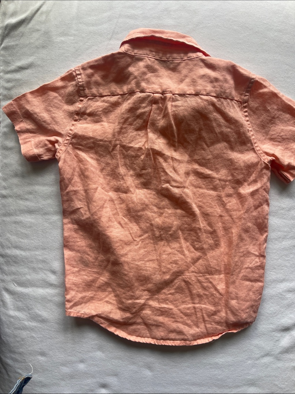 NWOT Janie and Jack Boys Size 6 Linen Short-Sleeve Button-Down Shirt - Picture 8 of 8